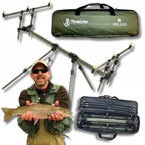 Mocny ROD POD stanowisko KARPIOWE wędkarskie stojak na wędki MIKADO Mikado