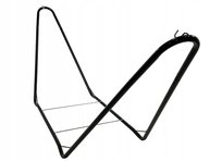 MOCNY STALOWY METALOWY STELAŻ NA HAMAK 300x75x105 CM 150KG SH100 CZARNY