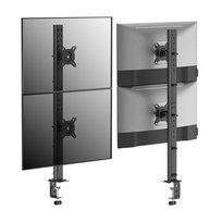 MOCNY UCHWYT BIURKOWY PIONOWY DO DWÓCH MONITORÓW 17″-34″ VESA 75×75 100×100 Inna marka