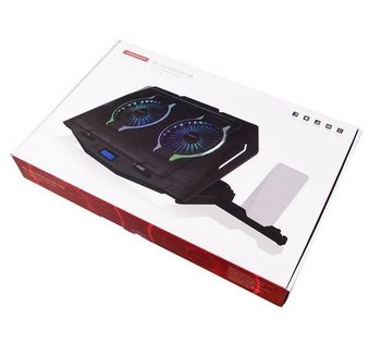 MODECOM Podstawka chłodząca pod laptopa CF21 RGB SILENT FAN Czarna PL-MC-CF-21-RGB - Modecom