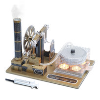 Model do składania - Maszyna parowa - silnik parowy DIY, ,najtańszy działający model silnika parowego z ruchomym tłokiem