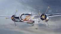 Model do sklejania A26 AB Invader Italeri
