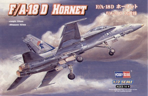 Фото - Збірна модель HobbyBoss Model do sklejania FA 18D Hornet 