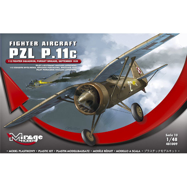 Model do sklejania Mirage PZL P.11c 112 Eskadra myśliwska