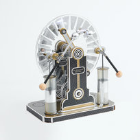 Model edukacyjny – Maszyna elektrostatyczna – model maszyny Wimshursta do samodzielnego złożenia, do eksperymentów z elektrycznością, pomoc naukowa DIY