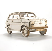 Model - Fiat 126p - Skala 1:12 Crafty Moly