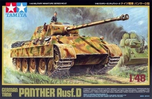 Фото - Машинка TAMIYA Model German Tank Panther Ausf.D 