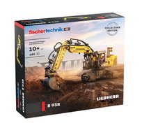 Model koparki z napędem pneumatycznym - Liebherr R 938 fischertechnik - zestaw konstrukcyjny dzieci od lat 10 fischertechnik