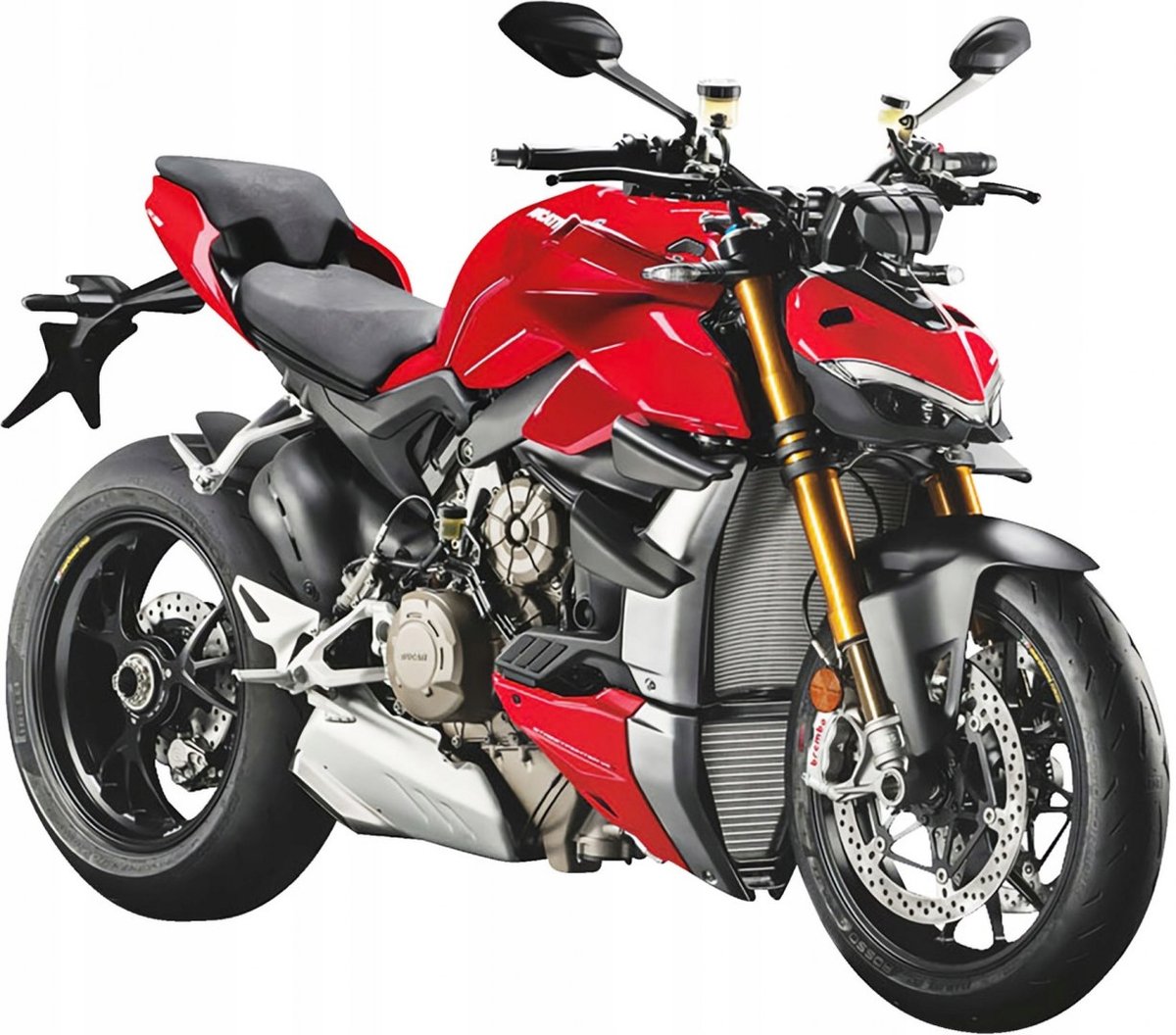 Фото - Машинка Maisto Model Motocykl Ducati Super Naked V4 z podstawką 