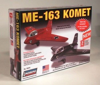 Model plastikowy Lindberg - Odrzutowiec Messerschmitt ME-163 Komet - Lindberg