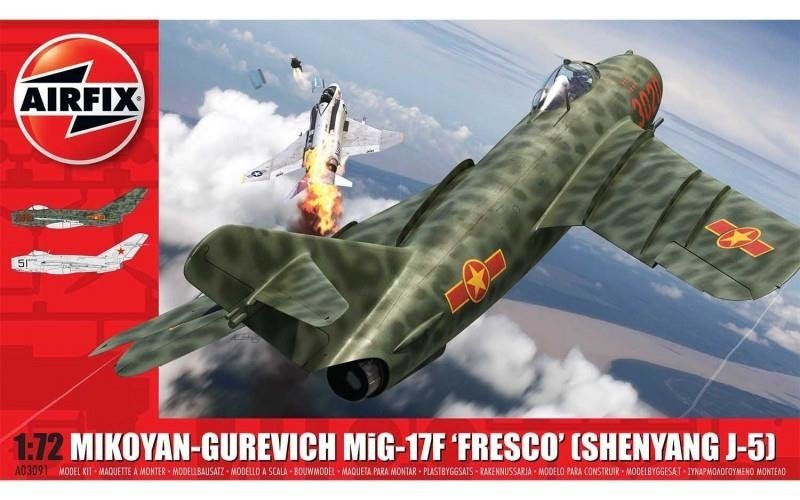 Фото - Збірна модель AIRFIX Model plastikowy Mikoyan-Gurevich MiG-17 Fresco 
