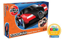 Model plastikowy Quickbuild Bugatti Veyron czarny/czerwony (GXP-715940)