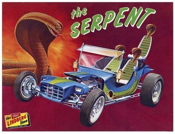 Model plastikowy - Samochód Serpent Show Rod 1:16 - Lindberg - Lindberg