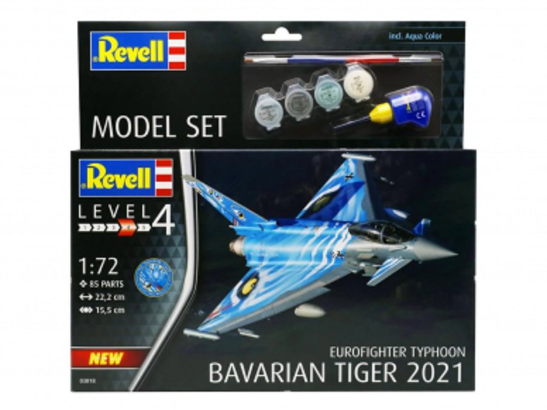 Zdjęcia - Model do sklejania (modelarstwo) Revell Model  63818 Eurofighter Typhoon 'Bavarian Tiger '  2021