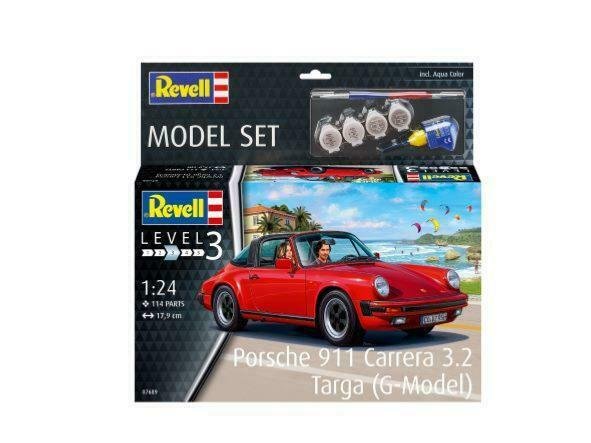 Фото - Збірна модель Revell Model  67689 Porsche 911 G Model Targa 