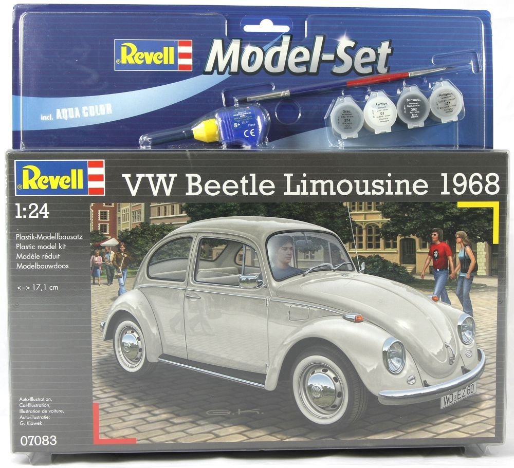 Maquette Revell Coccinelle VW Limousine - Échelle 1/24 - Kit RV07083