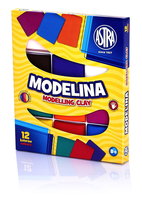 Modelina Astra 12 Kolorów Szkolna Termoutwardzalna Plastyczna Bezpieczna 8+