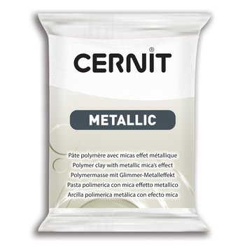 Modelina Cernit, metaliczna perłowa, biała - Cernit