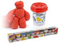 Modelina Ciastolina Do Modelowania Zestaw 10szt Dla Dzieci Piankolina ...