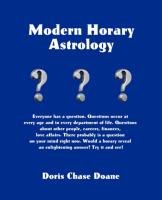 Modern Horary Astrology - Doane Doris Chase