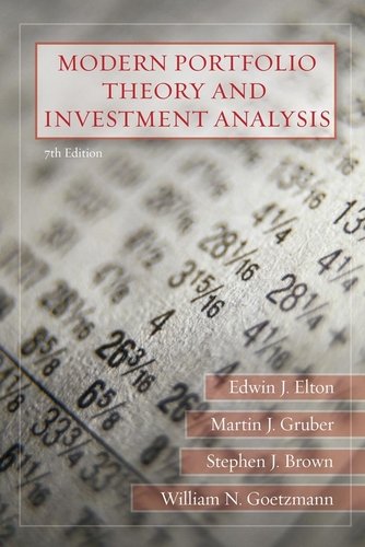 Modern Portfolio Theory And Investment Analysis - Opracowanie Zbiorowe ...