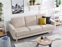 Modna Wersalka Przyścienna Kadi Beżowa Na Nogach Buk