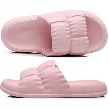 MODNE KLAPKI NA BASEN PLAŻĘ GRUBA PODESZWA PIANKA LEKKIE KAPCIE 38/39 - SNM