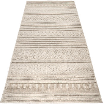 Modny dywanik płasko tkany beżowy dywanik 60x100 NOWOCZESNY WZÓR costa - brak danych