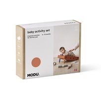 MODU - Baby activity set - Burnt Orange/ Dusty Green MODU