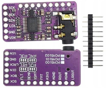 Moduł Audio Stereo PCM5102A moduł DAC do Raspberry Pi