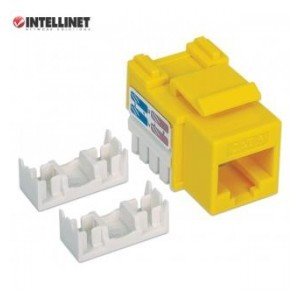 Moduł Keystone Intellinet RJ 45 UTP Cat.6 Żółty - Intellinet