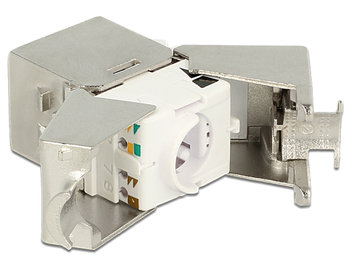 Moduł keystone STP RJ-45 - LSA DELOCK, kat. 6a - Delock