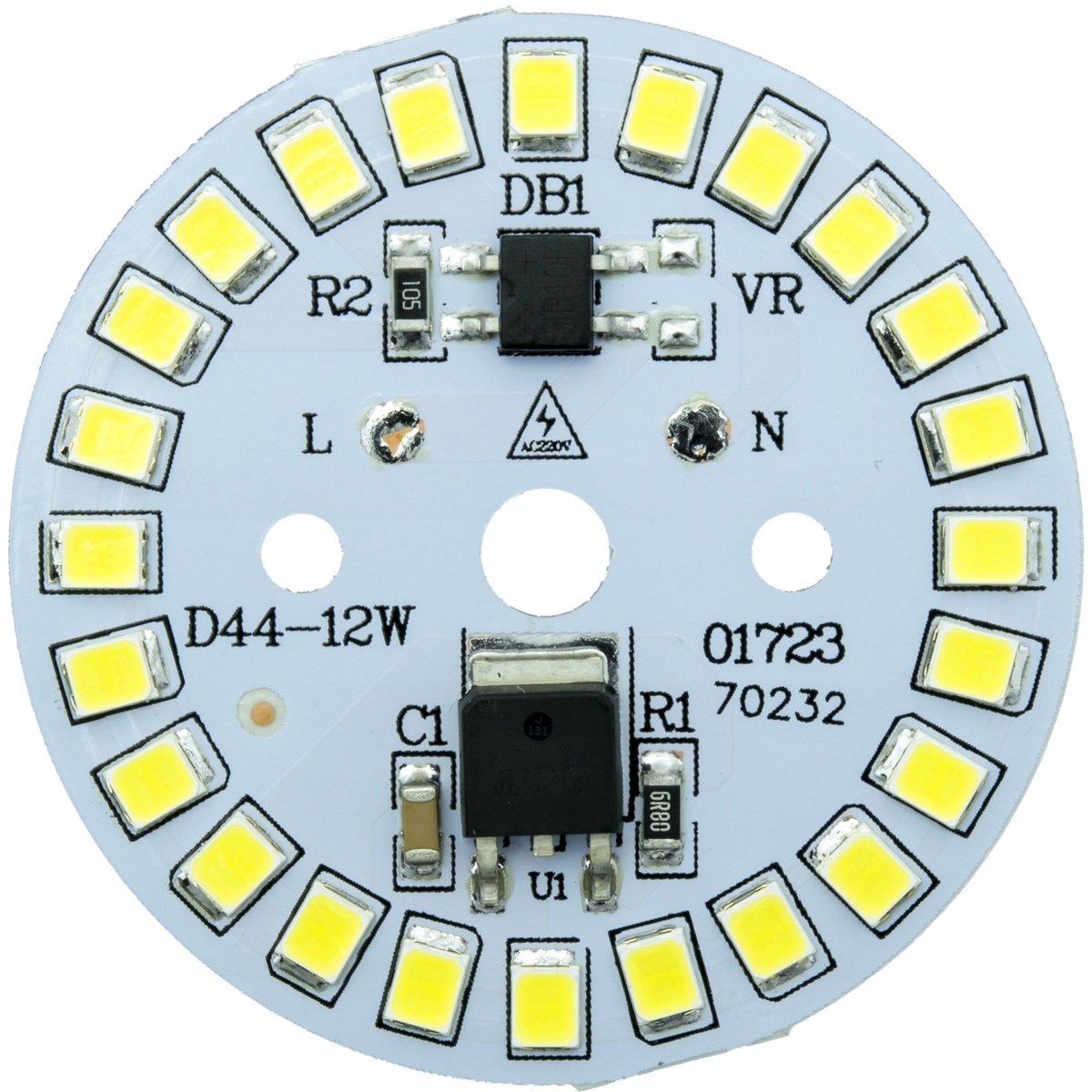 MODUŁ LED 12W 1150lm BIAŁY 44mm dioda pod 230V SMD - leaderLED | Sklep ...