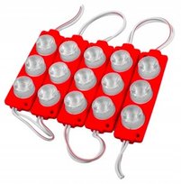 Moduł LED SMD 12V Punktowy IP67 Wodoodporny Czerwony 3W Energooszczędny