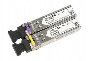 Moduł SFP MikroTik S-4554LC80D LC, 80km Para T1490 - MikroTik