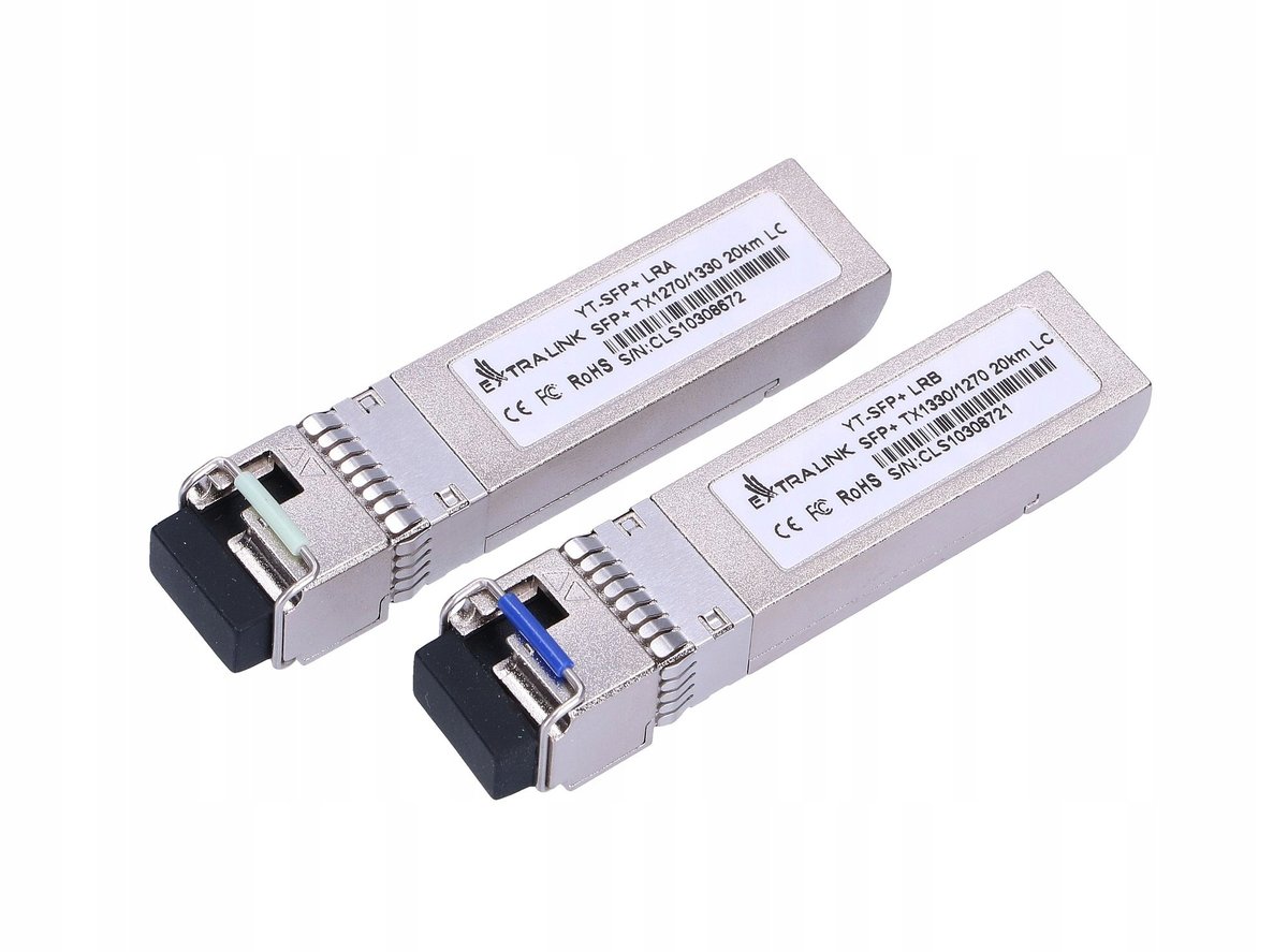 Moduł SFP+ WDM 10Gbps 1270/1330nm single mode 20km - Extralink | Sklep ...