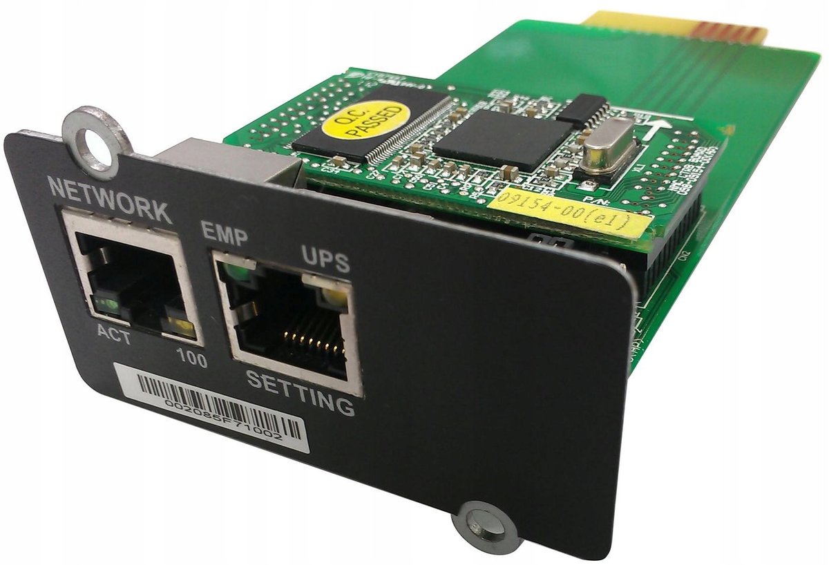 Moduł SNMP 1Gbps PowerWalker dla UPS VFI CG, CPG, CPH, C LCD, CRM, CRS, CW, RMG