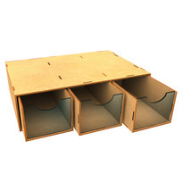 Modular Set 3X Drawers Green Stuff World