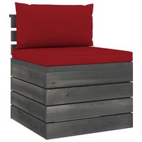 Modularna sofa ogrodowa z paletami i poduszkami, 6 / AAALOE