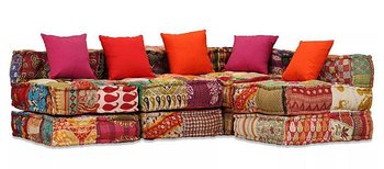 Modułowa sofa patchworkowa ELIOR Demri 6D, 56x132x200 cm - Elior