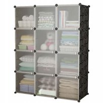 Modułowa Szafka 12 Półek Regał Meble Garderoba