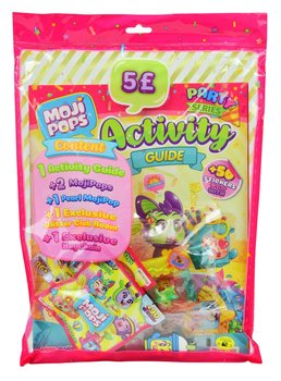 Moji Pops Party zestaw startowy książeczka, 3 figurki, brelok i pokój brokatowy - Magic Box
