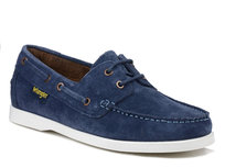Mokasyny męskie granatowe skórzane zamszowe Wrangler Baltic Suede46-43 Wrangler
