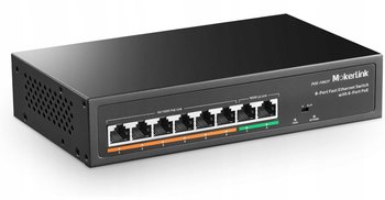 MokerLink 8-portowy Switch PoE+ z funkcją AI i 2 portami Uplink - Inny producent