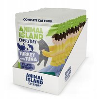 Mokra karma dla kota ANIMAL ISLAND indyk z tuńczykiem 12x85g Animal Island