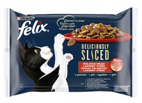 Mokra karma dla kota Felix Deliciously Sliced Wiejskie Smaki MIX SMAKI 320g