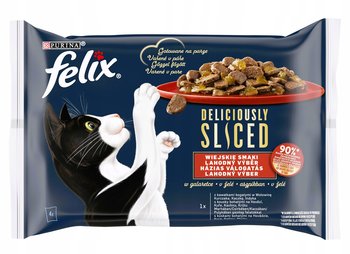 Mokra karma dla kota Felix Deliciously Sliced Wiejskie Smaki MIX SMAKI 320g - Inna marka