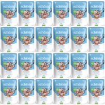 Mokra karma dla kota SCHESIR Adult Tuńczyk Okoń 24x85g