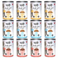 Mokra karma dla kota Tuf Tuf mix smaków 12x415 g