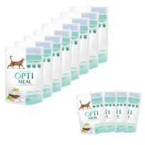 Mokra karma dla kotów z dorszem i warzywami 9+3-85g OPTIMEAL Super Premium